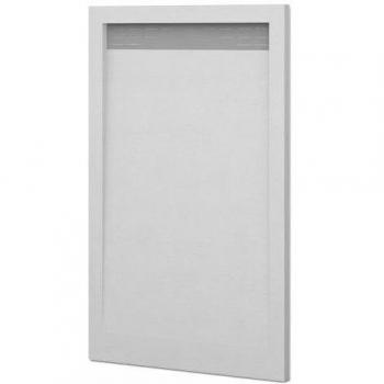 Tegler Réception Douche Bidai – texture ardoise gris béton + siphon cadeau 70 × 180 Ral 7037