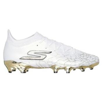 Skechers SKX 1.5 Elite FG White Black Gold Footwear – Size 6 – Hyper Burst