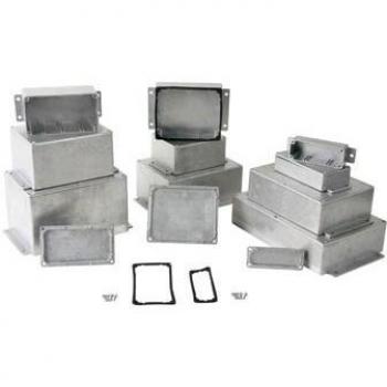Boîtier en aluminium coulé étanche avec bride