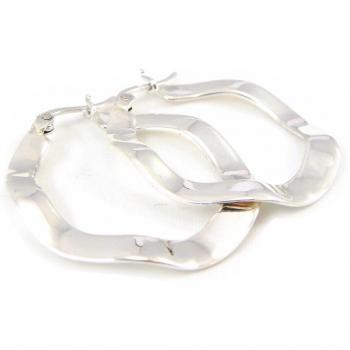 Créoles Argent 'Lola' 3 cm