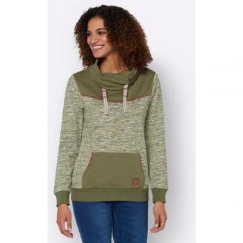 Sweat-shirt Olive Blanc