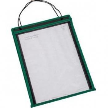 Pochette renforcée A4 verte, 10 exemplaires
