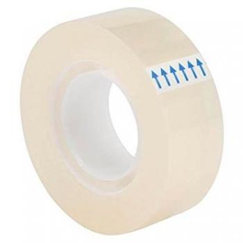 Star Office Clear Tape Roll Small Easy-tear Polypropylene 40 Microns 19mm x 33m [Pack 8]