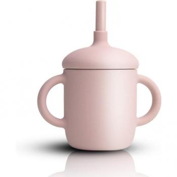 Tasse d’Apprentissage Bébé 150 ml – Silicone avec Couvercle