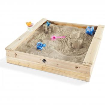 Aire de jeu en bois carré pour sable Plum