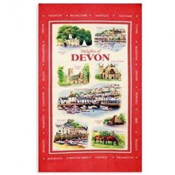 Delights of Devon Tea Towel Dartmouth Castle