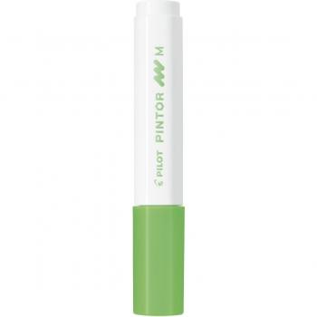 Marker Pilot Pintor Punta Media Verde Fluo
