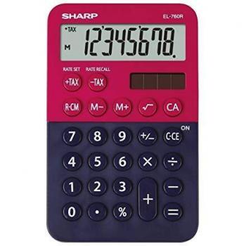 Sharp EL-760 R Taschenrechner mit 3 Tasten-Speicher