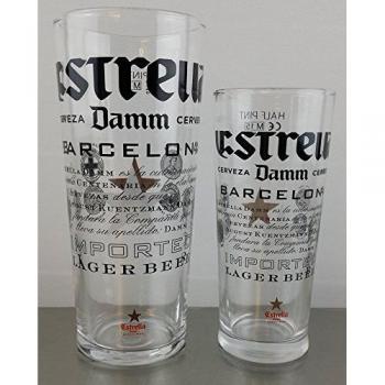Ensemble de verres Estrella Damm 1 Pint et 1 Half Pint