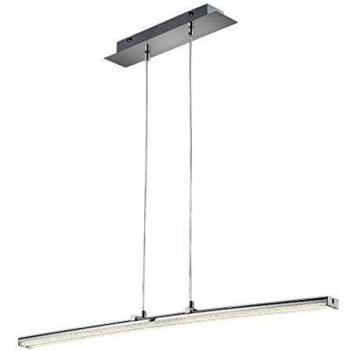 Lámpara de Techo LED Dimmable Cromo 140 cm