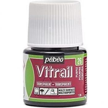 Pebeo Transparente Vitrail-Purpur Farbe 45 ml
