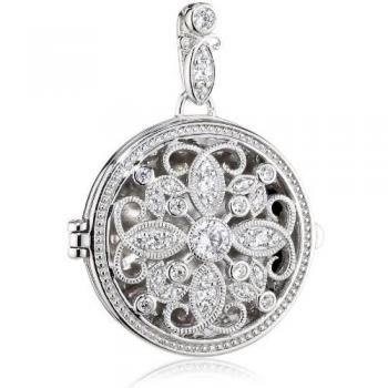 Collar de Plata de Ley con circonita Diamonfire Signatures