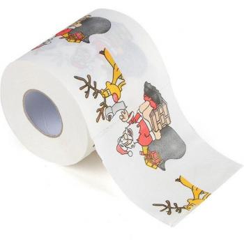 Festive Santa Toilet Roll