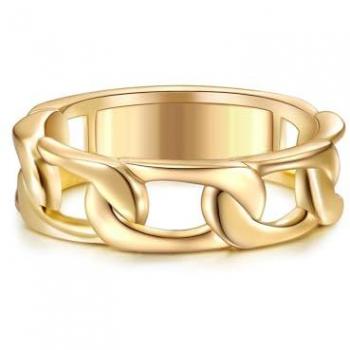 Yokoamii Fingerring Y144, 1 Stück, Gelbgold