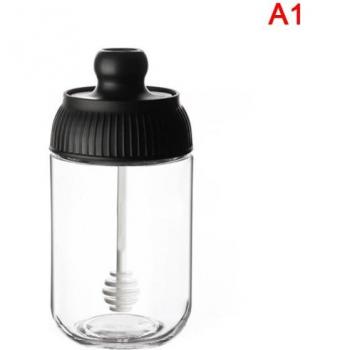Contenants en verre pour sauces 250ml avec cuillère