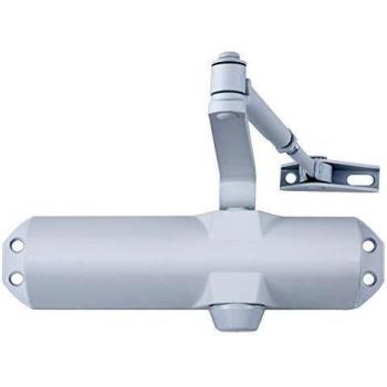 Cierra Puertas WOLFPACK avec reteneur Force 4. Blanc (Pour portes 90/120 cm.)