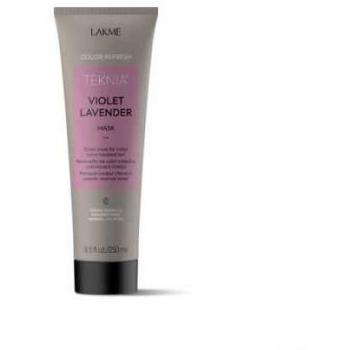 Lakmé Teknia Color Refresh Violet Lavender Mask ernährende Maske mit Farbpigmenten fürs Haar mit violetten Farbtönen 250 ml
