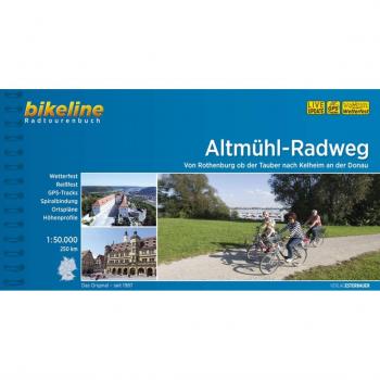 Bikeline Altmühl-Radweg: Von Rothenburg ob der Tauber nach Kelheim an der Donau. Radtourenbuch 1 : 50 000, 250 km, wetterfest/reißfest, GPS-Tracks Download
