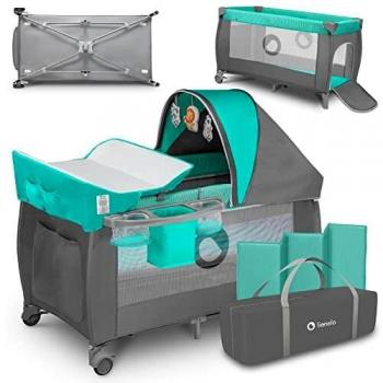 Lionelo Sven Plus 2 in 1 Baby Bett Laufstall ab Geburt bis 15 kg