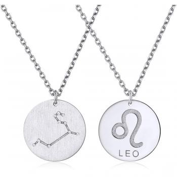 Médaille Signe Astrologique Lion Argent 925