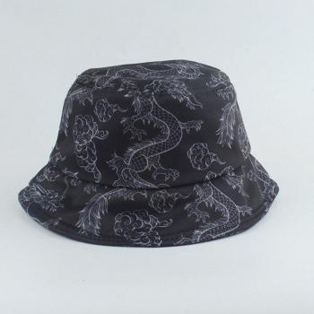 Dragon Printed Panama Hat