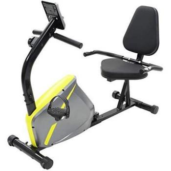 VidaXL Magnetic Resistance Recumbent Bike with Pulse Monitor