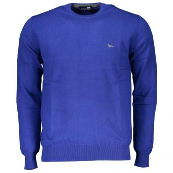Harmont & Blaine Stylish Blue Jumper with Round Neckline