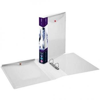 Snopake Clear A4 2-Ring Binder Polypropylene Pack of 5