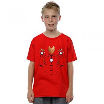 Top Marvel Armored Suit Rosso – 9‑11 anni