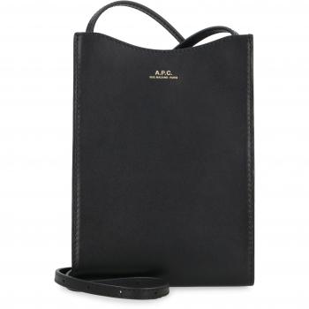 Pochette A.P.C. Jamie en Cuir Noir Taille Unique