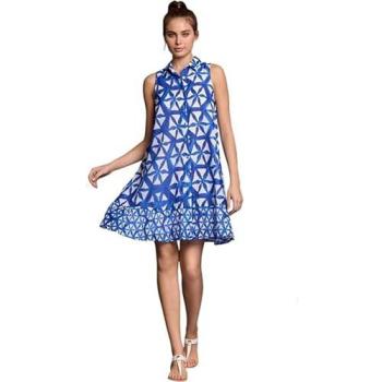 Vestito Estivo Blue Regular Fit IC25-085 S