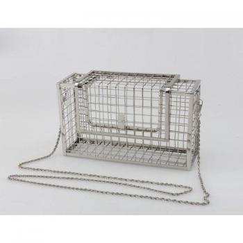 Metal Cage Evening Purse