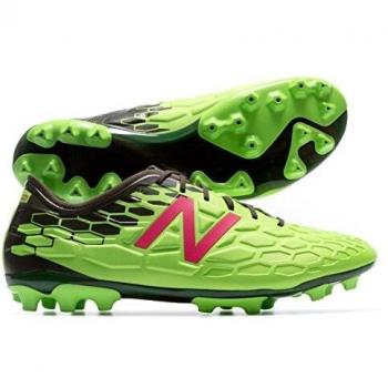 New Balance Visaro 2.0 Pro AG, Botas de fútbol, Green-Cherry, Talla 11 US