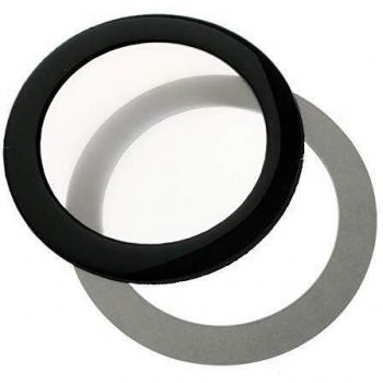 DEMCiflex Dust Filter 80mm Round Black/White
