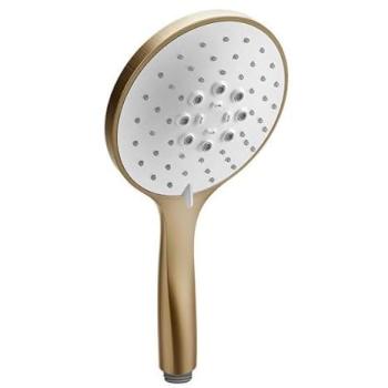 Gessi Origini Handbrause, 3-Strahl, Antikalk, mit Weißem Einsatz