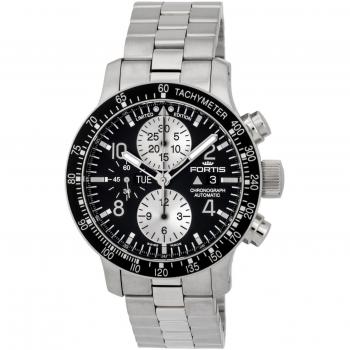 Fortis Orologio Acciaio Automatico Uomo Edizione Esclusiva Cronografo Data Strato-Lineare