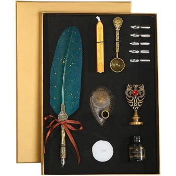 Pluma de Kalligrafie Vintage con 5 Nib