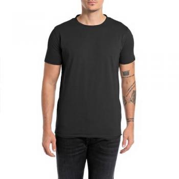 Replay Herren T-Shirt Kurzarm Rundhals Schwarz M3590A.000.2660