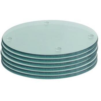 Clear Glass Drink Coasters
