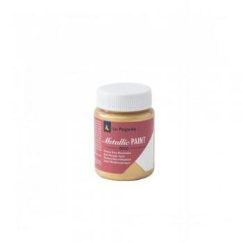 Pintura Acrílica Metalizada La Pajarita ME-03 Oro Rico, 25 ml, Referencia 125316