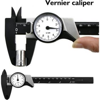 Medidor de Metal con Calibrador Dial 0-150mm