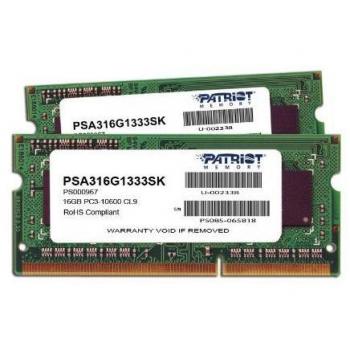 Kit de Memoria Patriot 16GB PC3-10600