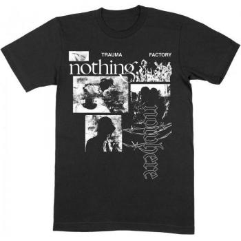 Nothing,Nowhere Unisex Adult Trauma Factor V.1 S Black Cotton T-Shirt