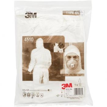 3M 4515 typ 5/6 skyddsdräkt storlek 2XL blå