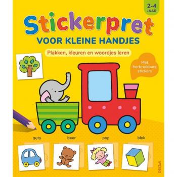Stickerboek Deltas Stickerpret voor kleine handjes 2-4 jaar