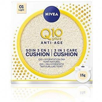 Nivea Q10 Plus Cushion 3 en 1 Maquillaje Tez Clara