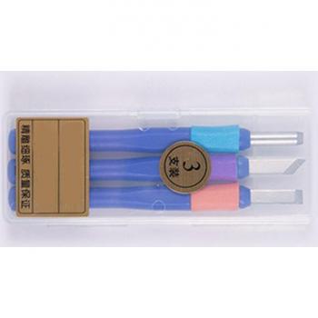 MasterCut 5‑Part Plastic Chisel Collection – Wood Art Tools