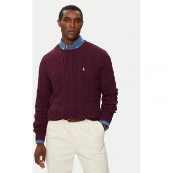 Ralph Lauren Polo Trecce Cotone Scollo Arrotondato