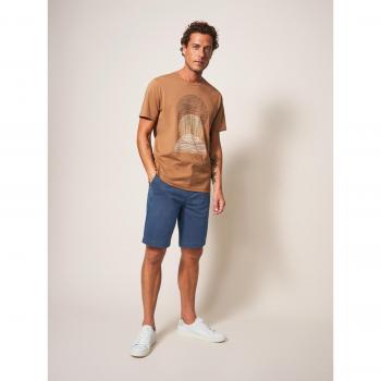White Stuff Men’s Blue Sutton Organic Chino Shorts – Blue