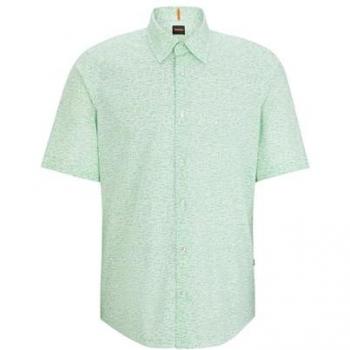BOSS Freizeithemd mit Allover-Muster Regular Fit